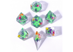 Captured Magic Liquid Core Sharp Resin Dice - ETHEREAL FIELDS